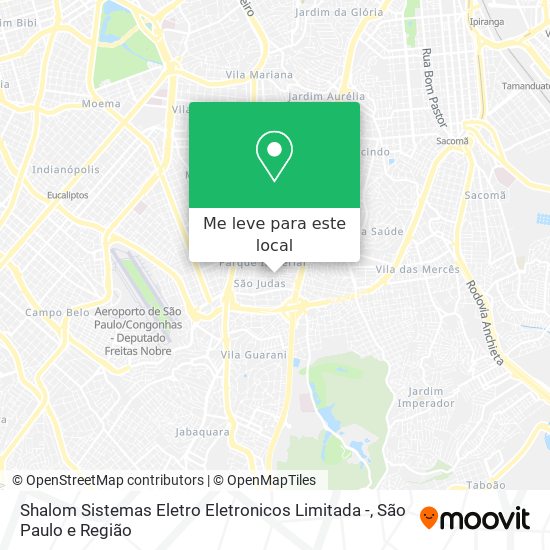 Shalom Sistemas Eletro Eletronicos Limitada - mapa