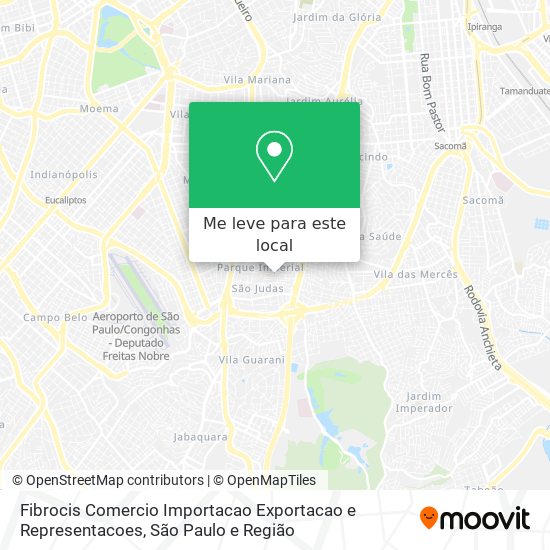 Fibrocis Comercio Importacao Exportacao e Representacoes mapa