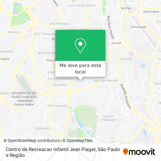 Centro de Recreacao Infantil Jean Piaget mapa