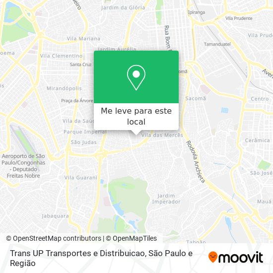 Trans UP Transportes e Distribuicao mapa