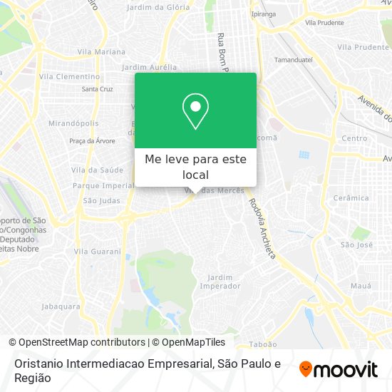 Oristanio Intermediacao Empresarial mapa