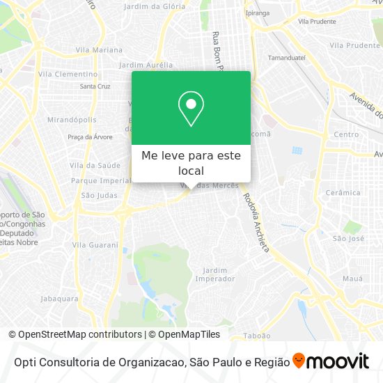 Opti Consultoria de Organizacao mapa