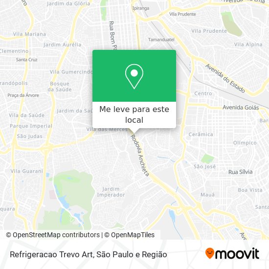 Refrigeracao Trevo Art mapa