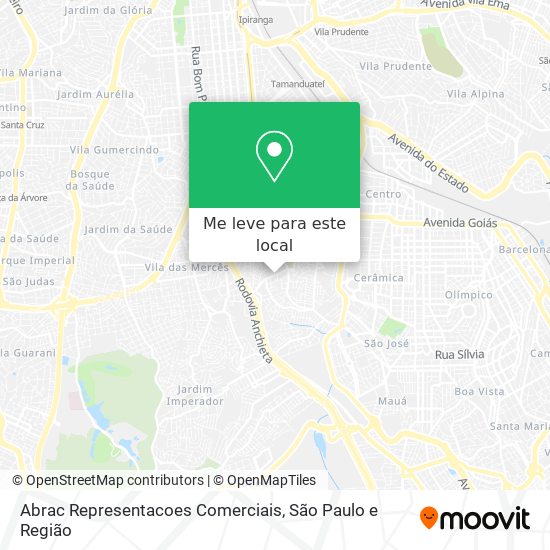 Abrac Representacoes Comerciais mapa