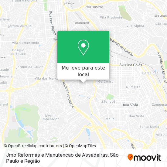 Jmo Reformas e Manutencao de Assadeiras mapa