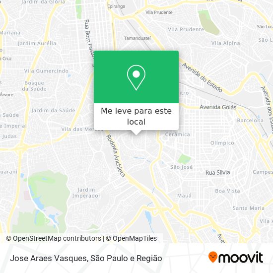 Jose Araes Vasques mapa