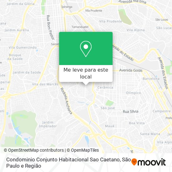 Condominio Conjunto Habitacional Sao Caetano mapa