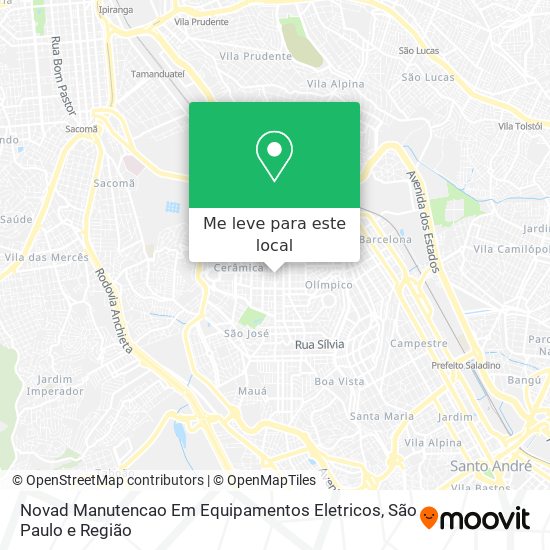 Novad Manutencao Em Equipamentos Eletricos mapa