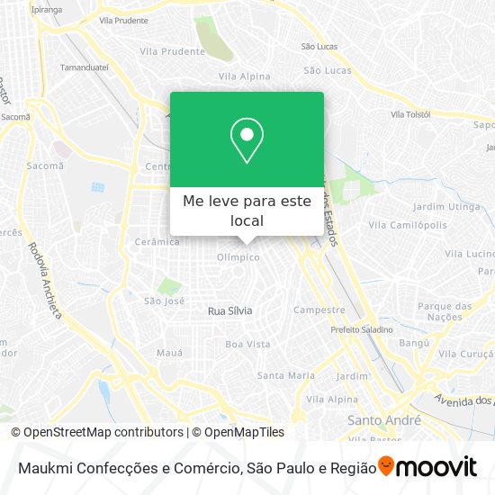 Maukmi Confecções e Comércio mapa