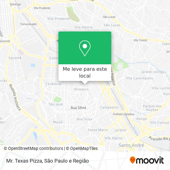 Mr. Texas Pizza mapa