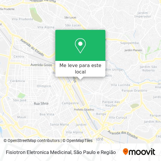 Fisiotron Eletronica Medicinal mapa