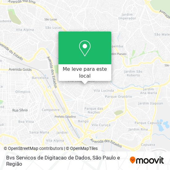 Bvs Servicos de Digitacao de Dados mapa