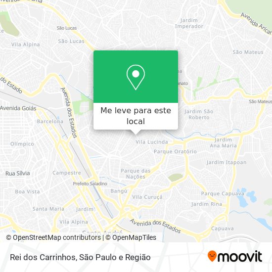 Rei dos Carrinhos mapa