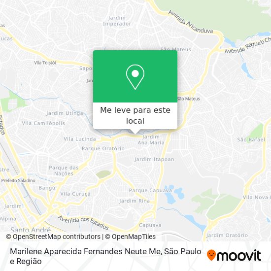 Marilene Aparecida Fernandes Neute Me mapa