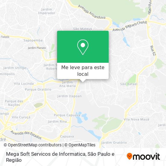 Mega Soft Servicos de Informatica mapa