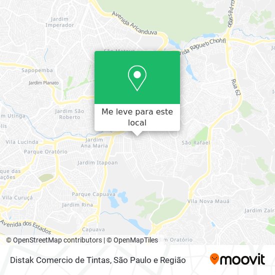 Distak Comercio de Tintas mapa
