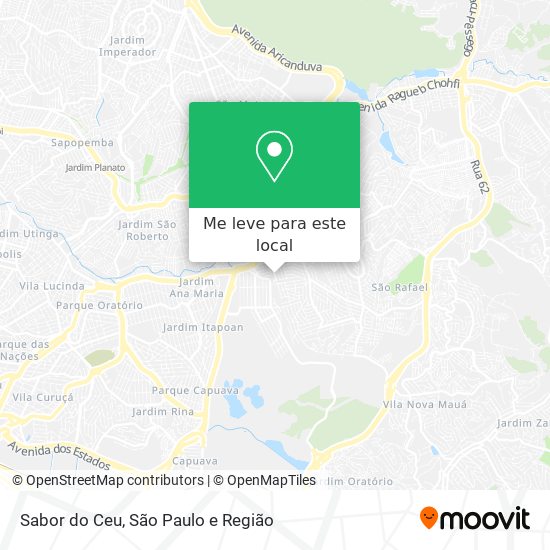 Sabor do Ceu mapa