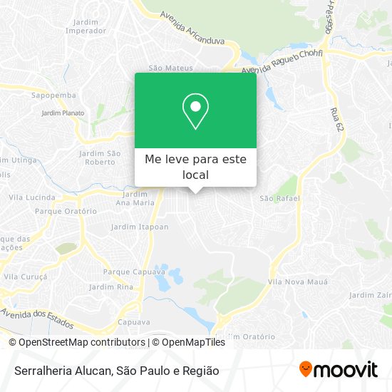 Serralheria Alucan mapa