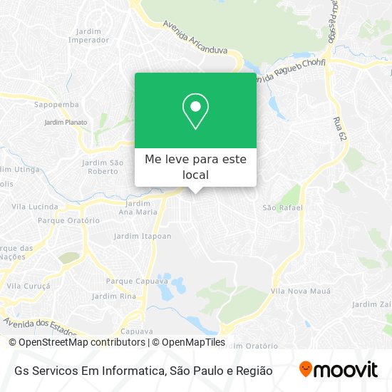 Gs Servicos Em Informatica mapa