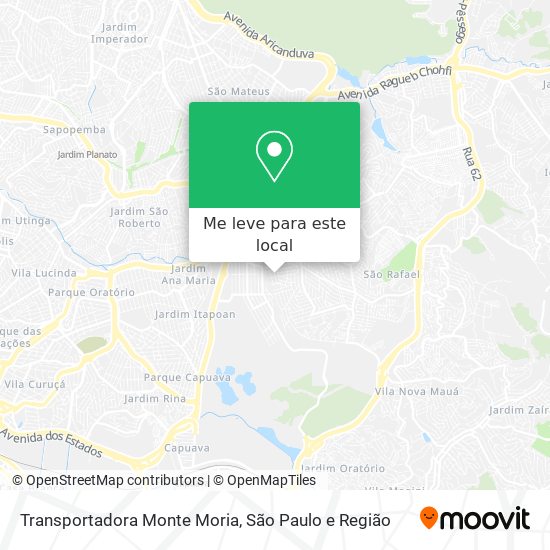 Transportadora Monte Moria mapa