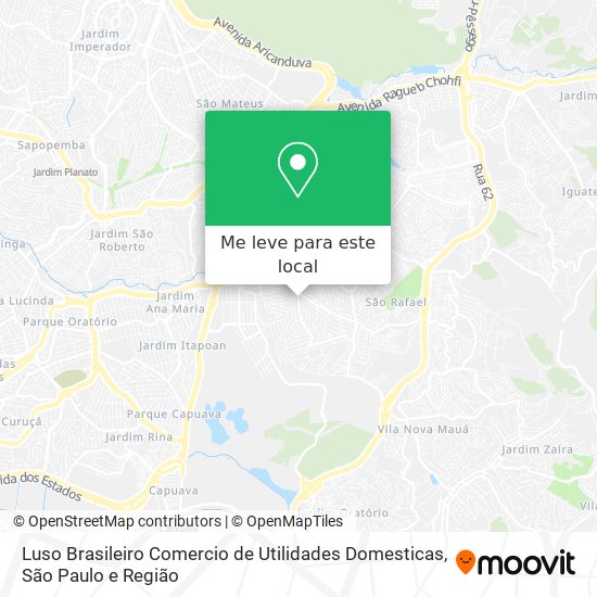 Luso Brasileiro Comercio de Utilidades Domesticas mapa