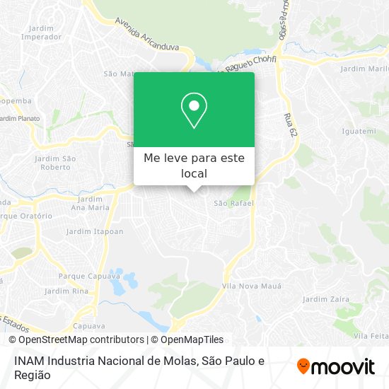 INAM Industria Nacional de Molas mapa