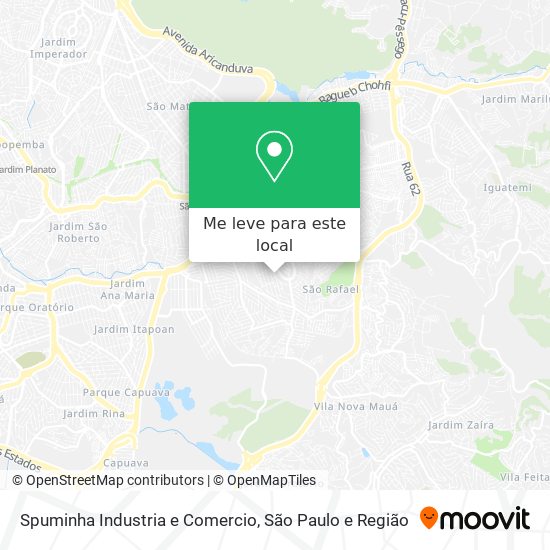 Spuminha Industria e Comercio mapa