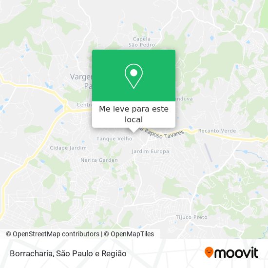 Borracharia mapa
