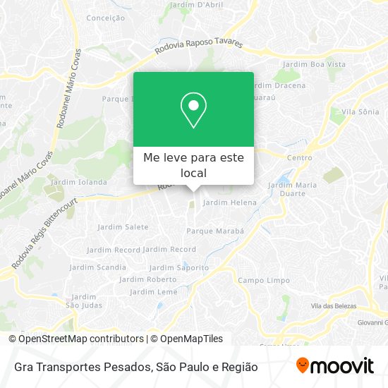 Gra Transportes Pesados mapa