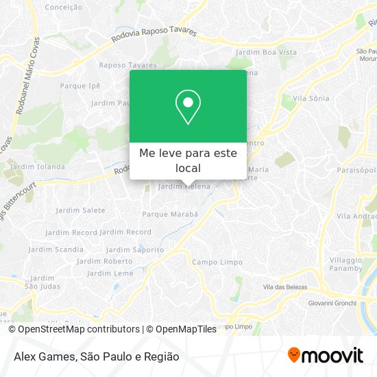 Alex Games mapa
