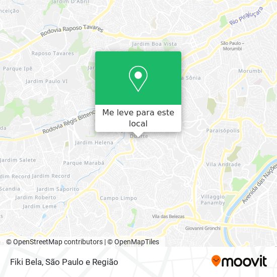 Fiki Bela mapa
