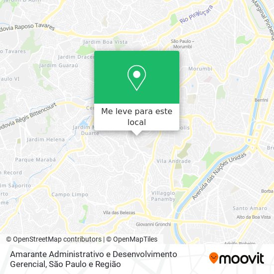 Amarante Administrativo e Desenvolvimento Gerencial mapa
