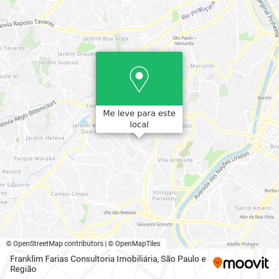 Franklim Farias Consultoria Imobiliária mapa