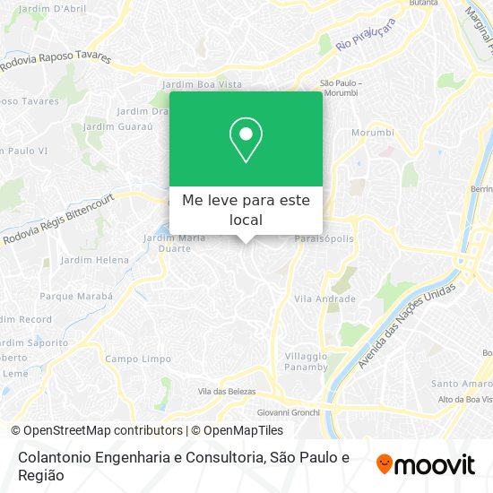 Colantonio Engenharia e Consultoria mapa