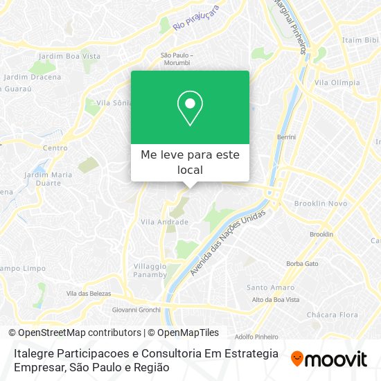 Italegre Participacoes e Consultoria Em Estrategia Empresar mapa