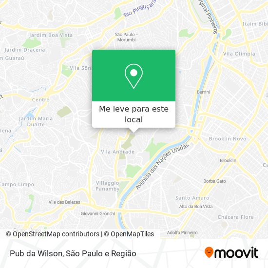 Pub da Wilson mapa