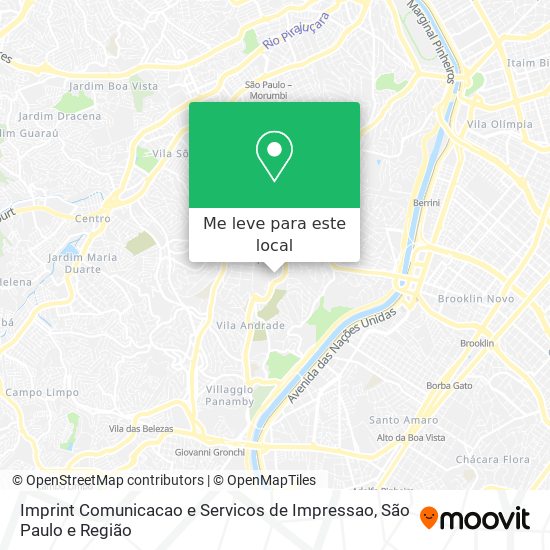 Imprint Comunicacao e Servicos de Impressao mapa