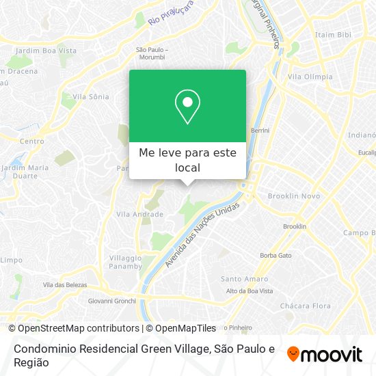 Condominio Residencial Green Village mapa