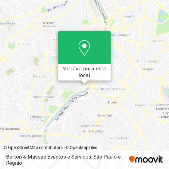 Berton & Massae Eventos e Servicos mapa