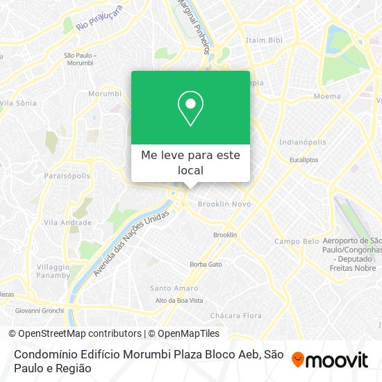 Condomínio Edifício Morumbi Plaza Bloco Aeb mapa