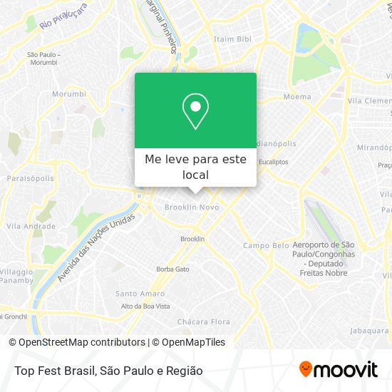 Top Fest Brasil mapa