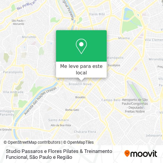 Studio Passaros e Flores Pilates & Treinamento Funcional mapa