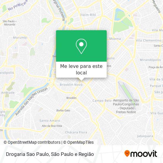 Drogaria Sao Paulo mapa