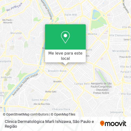 Clinica Dermatológica Marli Ishizawa mapa