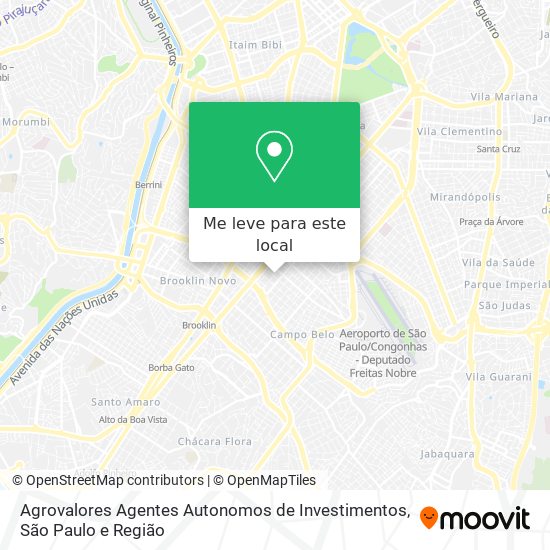Agrovalores Agentes Autonomos de Investimentos mapa