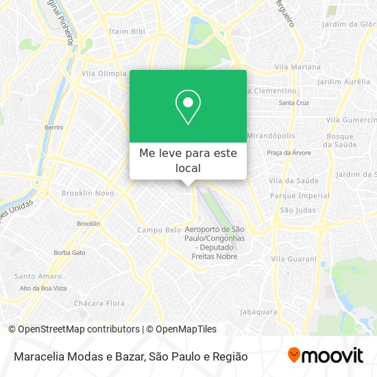 Maracelia Modas e Bazar mapa