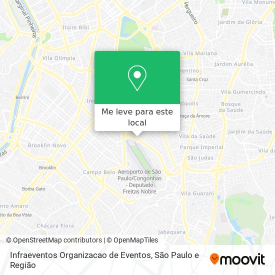 Infraeventos Organizacao de Eventos mapa