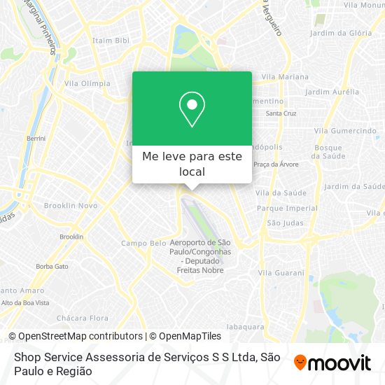 Shop Service Assessoria de Serviços S S Ltda mapa