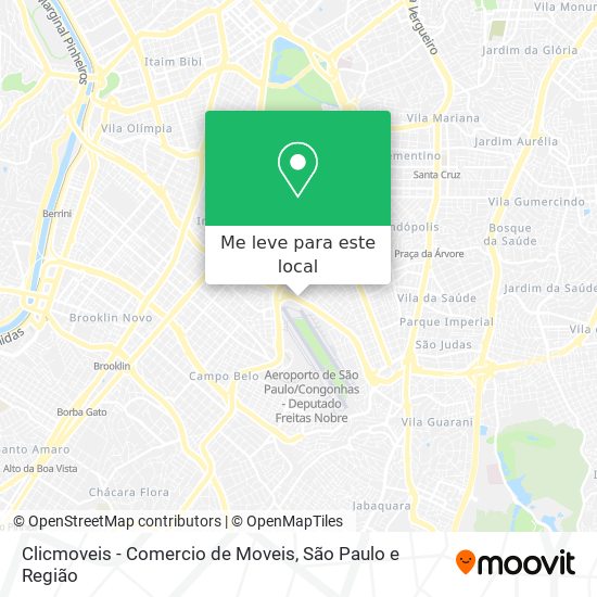 Clicmoveis - Comercio de Moveis mapa