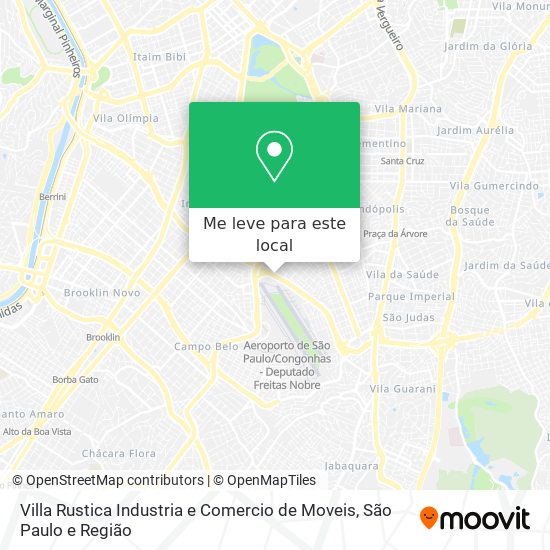 Villa Rustica Industria e Comercio de Moveis mapa